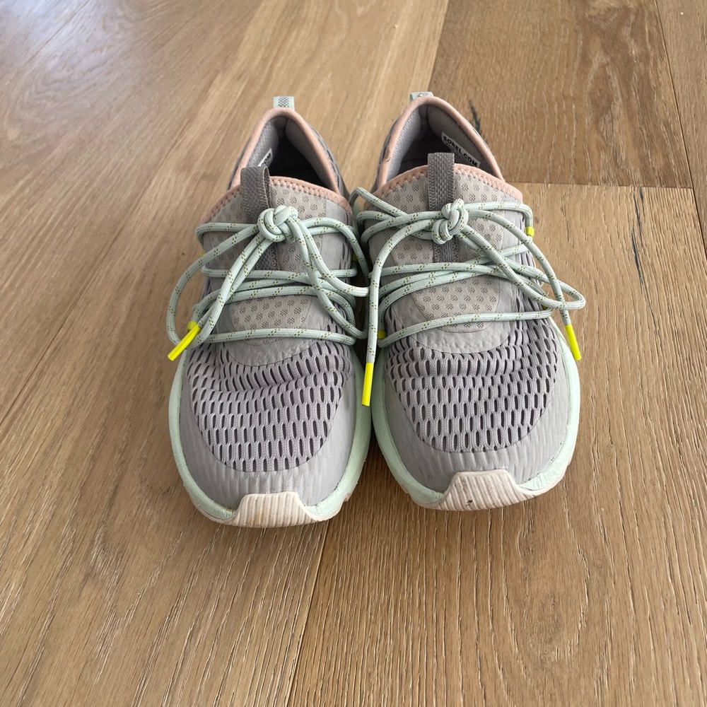 Sorel Gray and Light Green Athletic Shoes - Picture 2 of 3